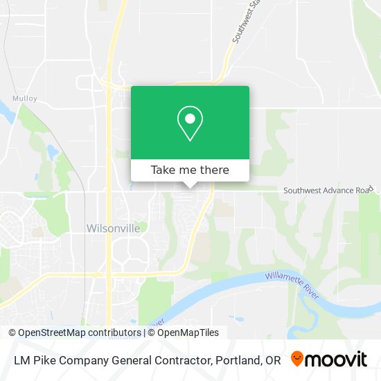 LM Pike Company General Contractor map