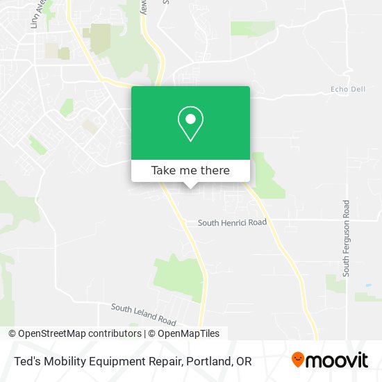Ted's Mobility Equipment Repair map