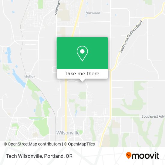 Mapa de Tech Wilsonville