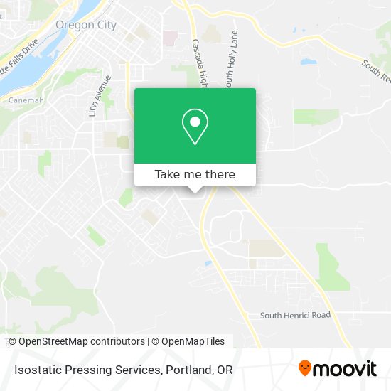 Isostatic Pressing Services map