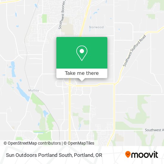 Mapa de Sun Outdoors Portland South