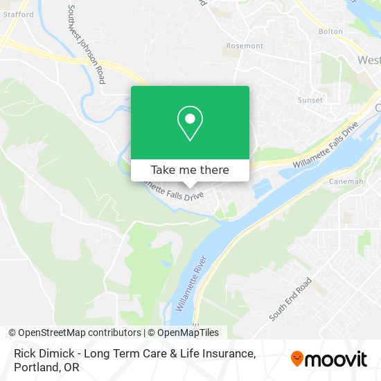 Rick Dimick - Long Term Care & Life Insurance map