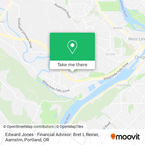 Edward Jones - Financial Advisor: Bret L Reiner, Aamstm map