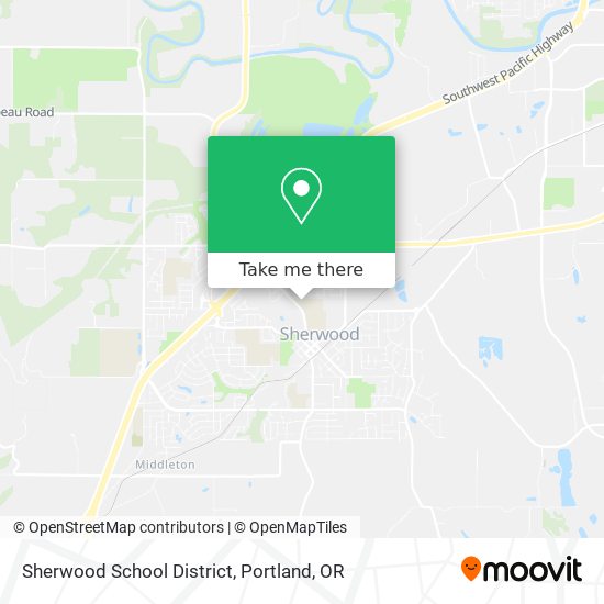 Mapa de Sherwood School District
