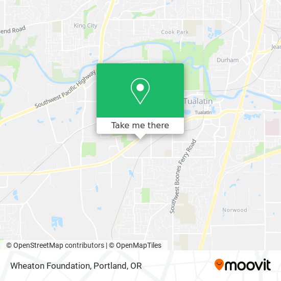 Wheaton Foundation map