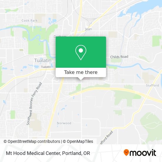 Mapa de Mt Hood Medical Center