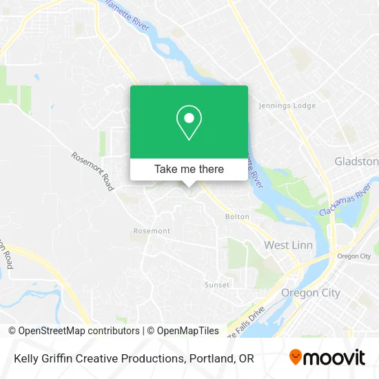 Kelly Griffin Creative Productions map