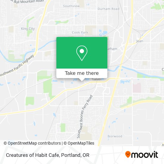Mapa de Creatures of Habit Cafe