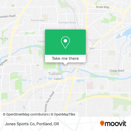 Mapa de Jones Sports Co