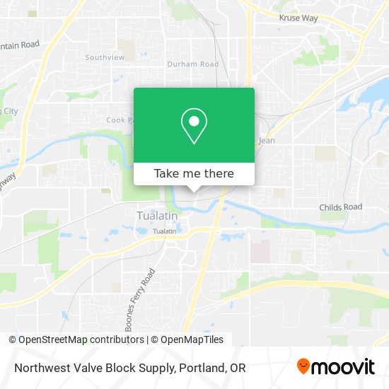 Mapa de Northwest Valve Block Supply