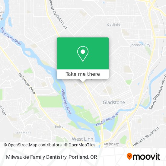 Mapa de Milwaukie Family Dentistry