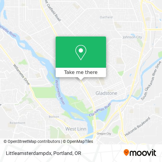 Mapa de Littleamsterdampdx