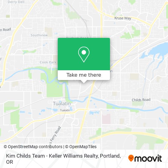 Kim Childs Team - Keller Williams Realty map