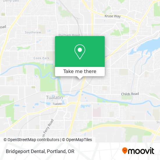 Bridgeport Dental map