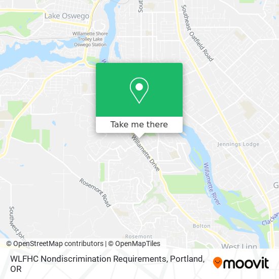 WLFHC Nondiscrimination Requirements map