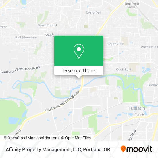 Mapa de Affinity Property Management, LLC