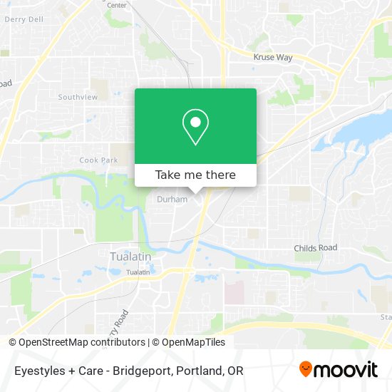 Mapa de Eyestyles + Care - Bridgeport