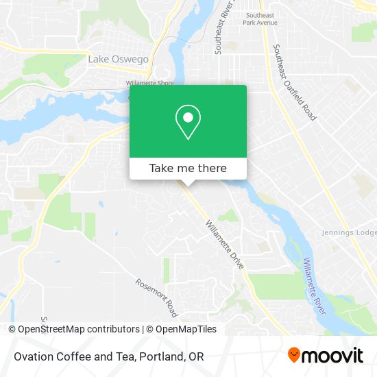 Mapa de Ovation Coffee and Tea