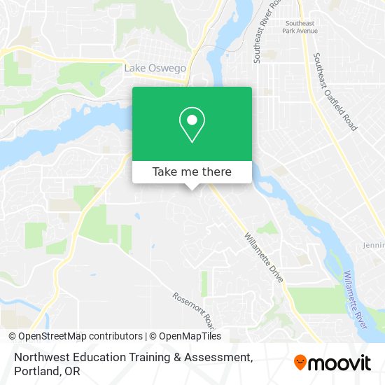 Northwest Education Training & Assessment map