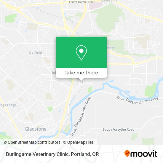 Mapa de Burlingame Veterinary Clinic