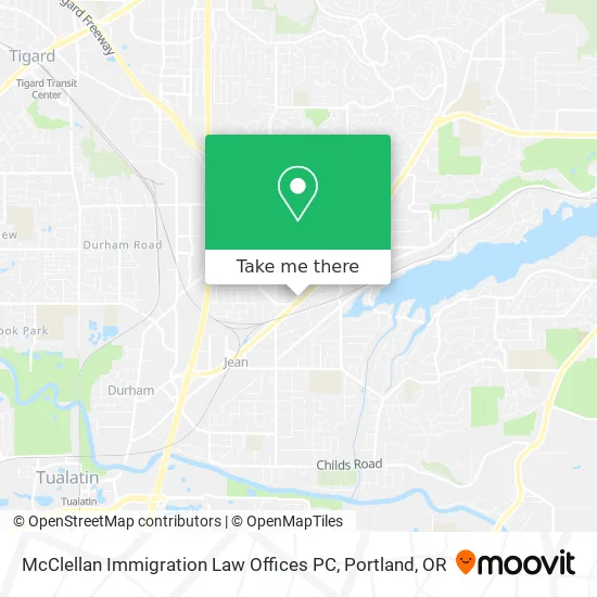 Mapa de McClellan Immigration Law Offices PC