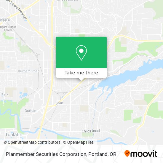 Planmember Securities Corporation map