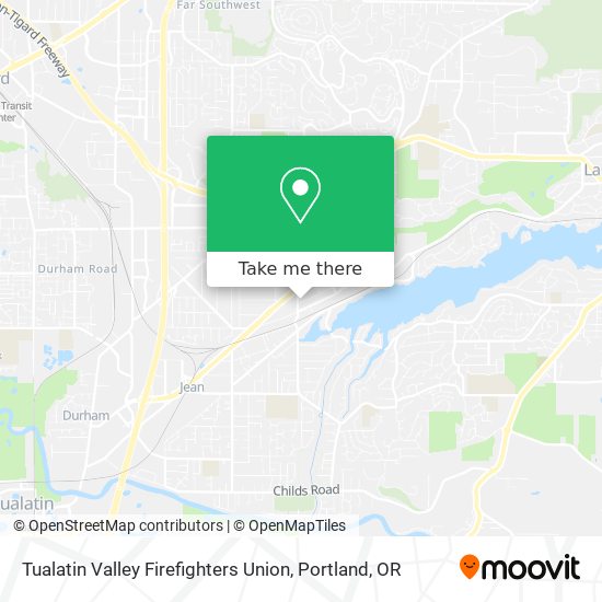 Tualatin Valley Firefighters Union map