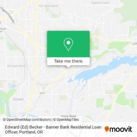 Mapa de Edward (Ed) Becker - Banner Bank Residential Loan Officer