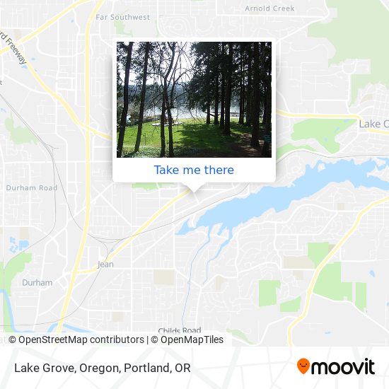 Mapa de Lake Grove, Oregon