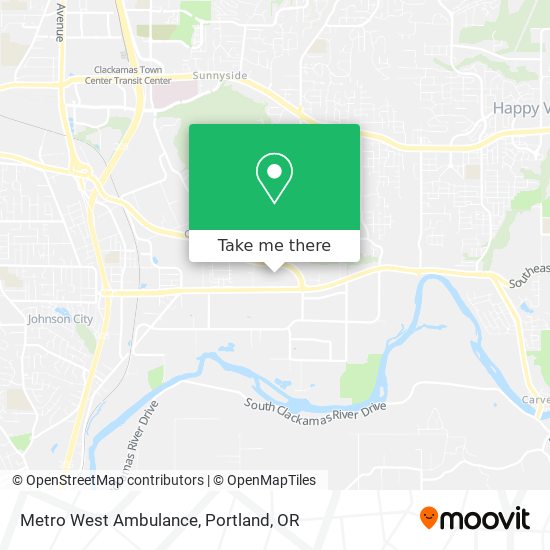 Metro West Ambulance map
