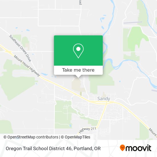 Oregon Trail School District 46 map