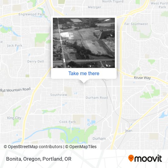 Mapa de Bonita, Oregon