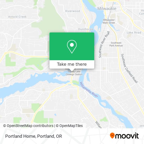 Portland Home map