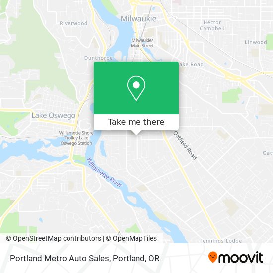 Mapa de Portland Metro Auto Sales