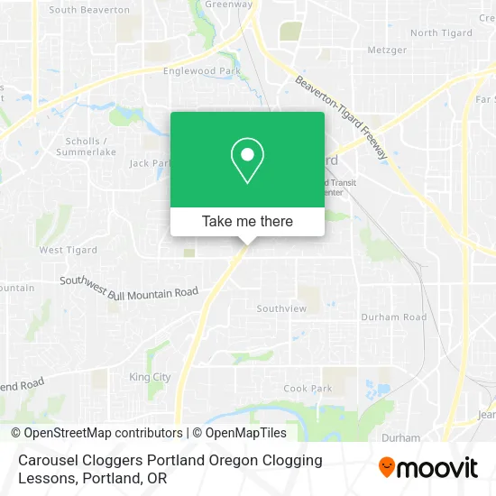 Carousel Cloggers Portland Oregon Clogging Lessons map