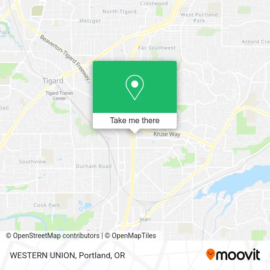 Mapa de WESTERN UNION