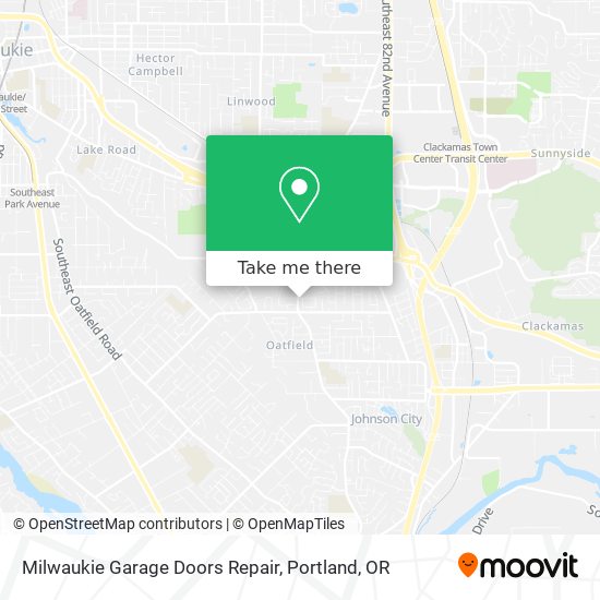 Milwaukie Garage Doors Repair map