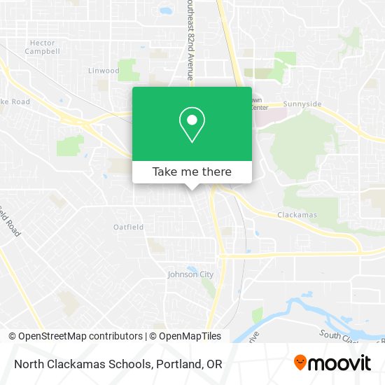 Mapa de North Clackamas Schools