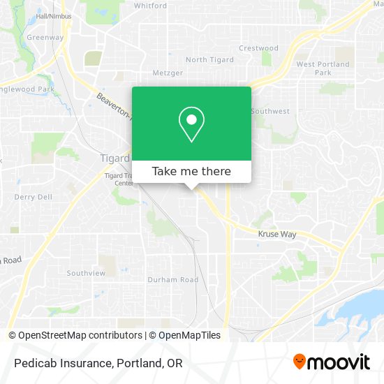 Pedicab Insurance map