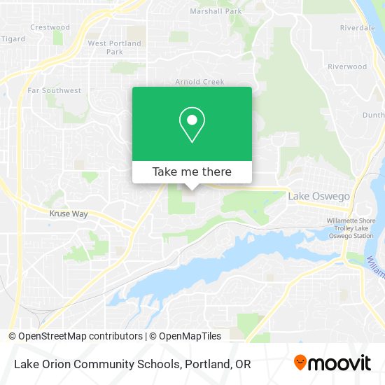 Lake Orion Community Schools map