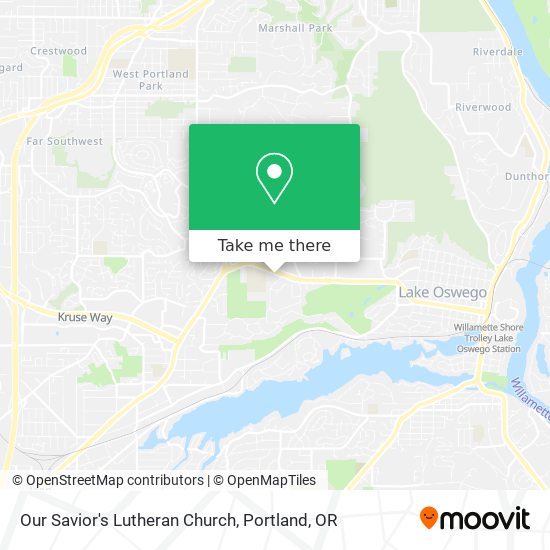 Our Savior's Lutheran Church map