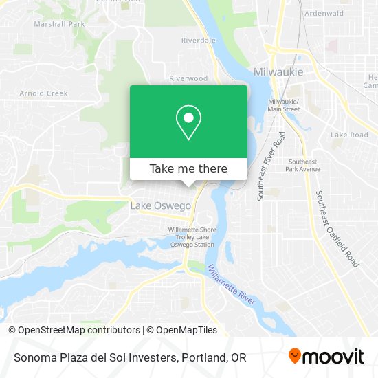 Mapa de Sonoma Plaza del Sol Investers