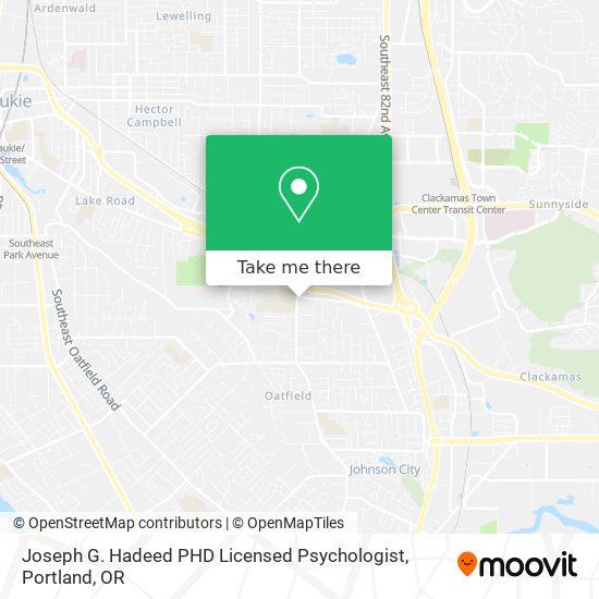 Joseph G. Hadeed PHD Licensed Psychologist map