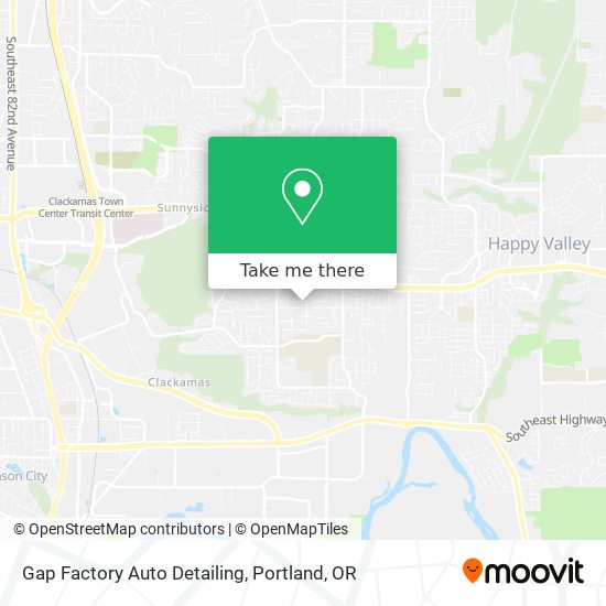 Gap Factory Auto Detailing map