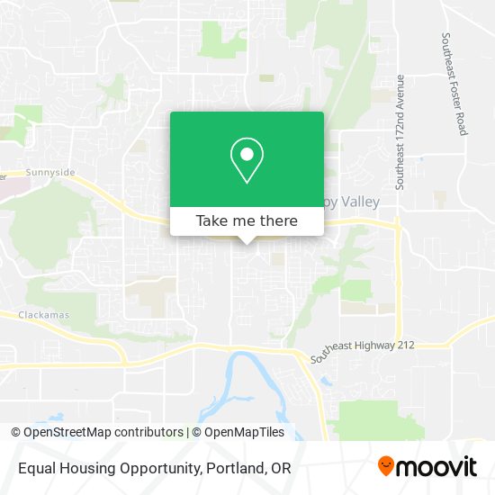 Equal Housing Opportunity map