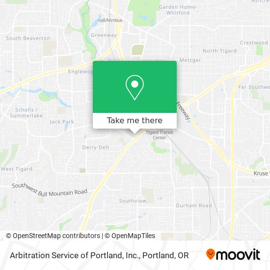 Mapa de Arbitration Service of Portland, Inc.