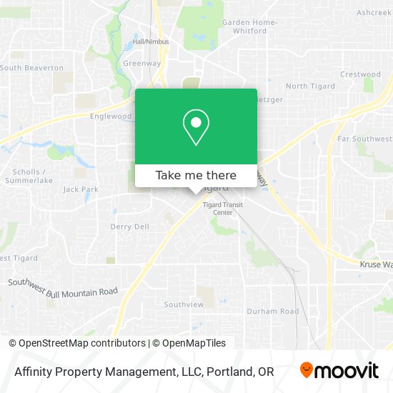 Mapa de Affinity Property Management, LLC