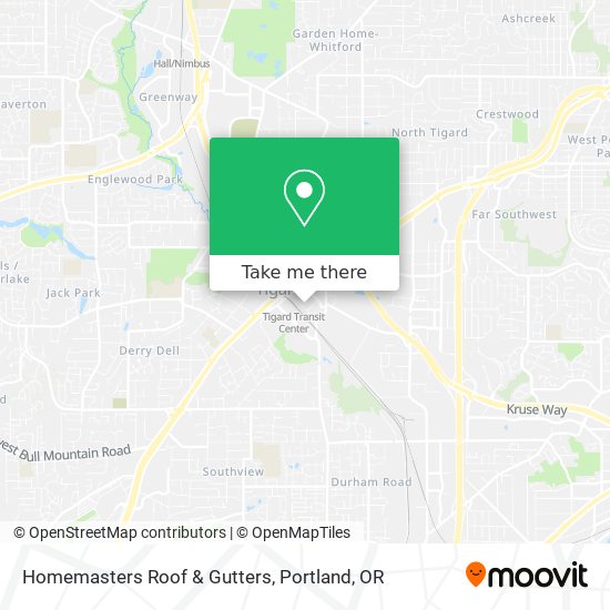 Mapa de Homemasters Roof & Gutters