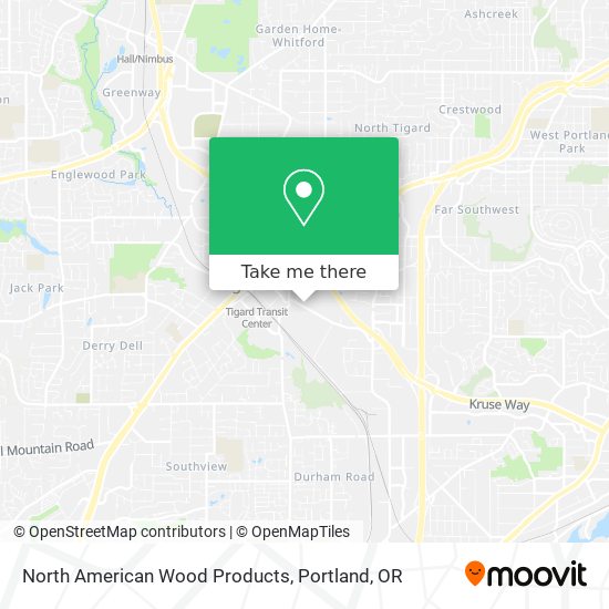 North American Wood Products map