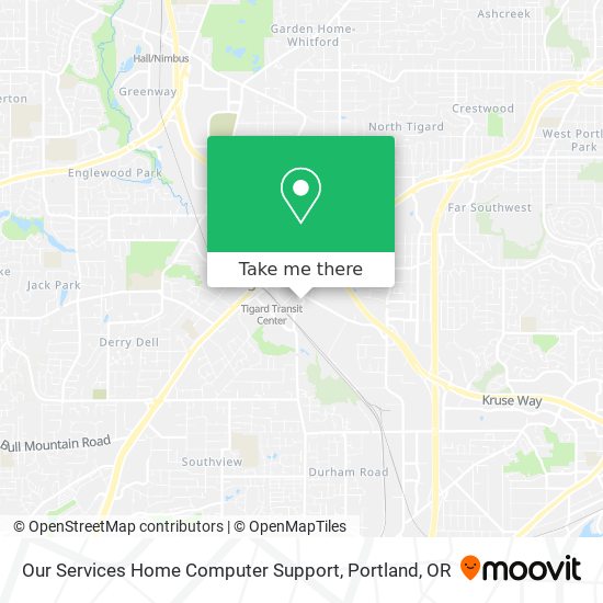 Our Services Home Computer Support map